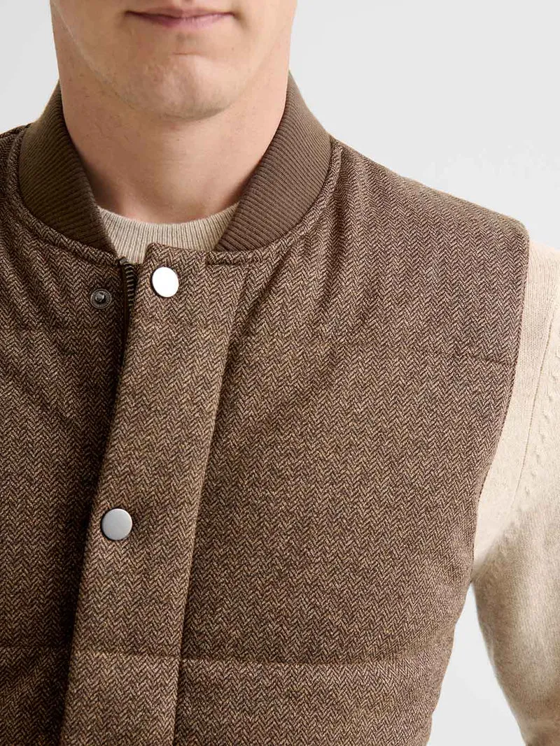 Gilet sans manche doublure matelassée