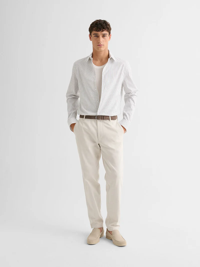 Chemise slim rayée