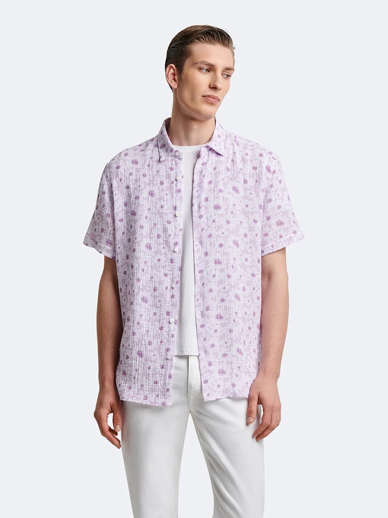 Chemise à manches courtes regular