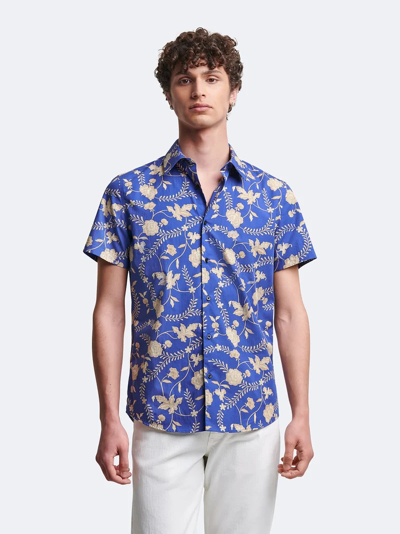 Chemise 100% coton fleurie