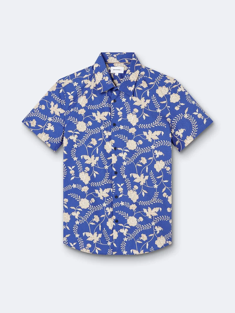 Chemise 100% coton fleurie