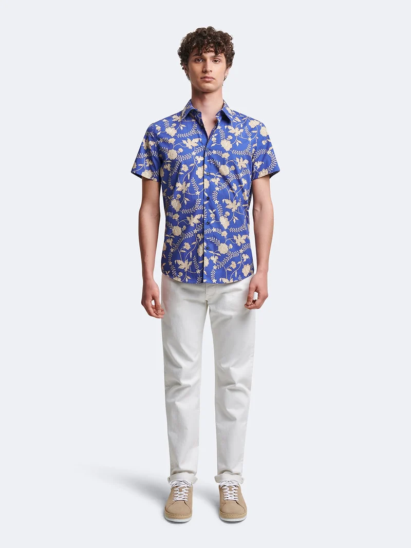 Chemise 100% coton fleurie