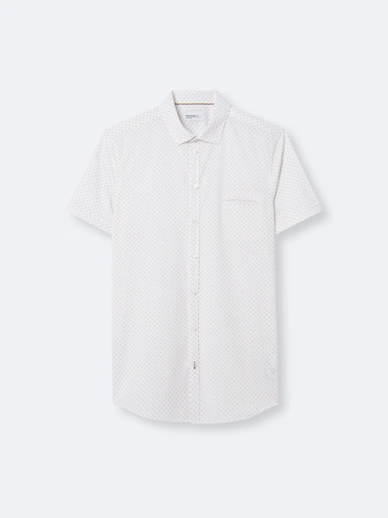 Chemise infroissable fleurie