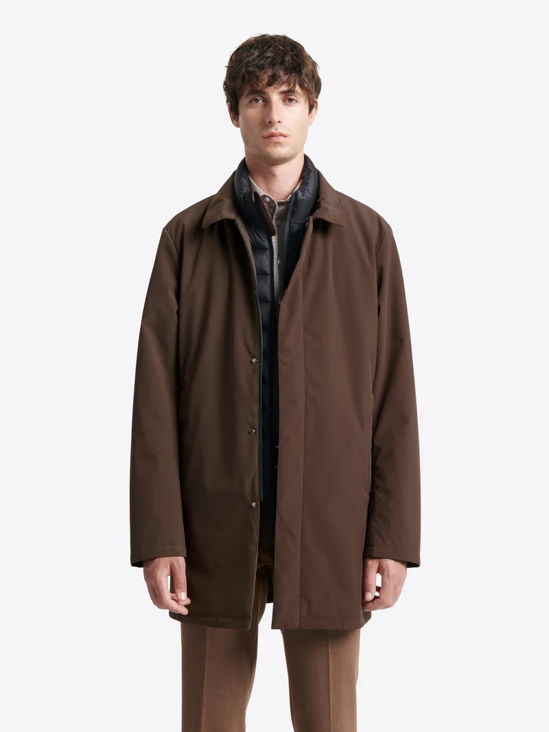 Parka col chemise 2 en 1
