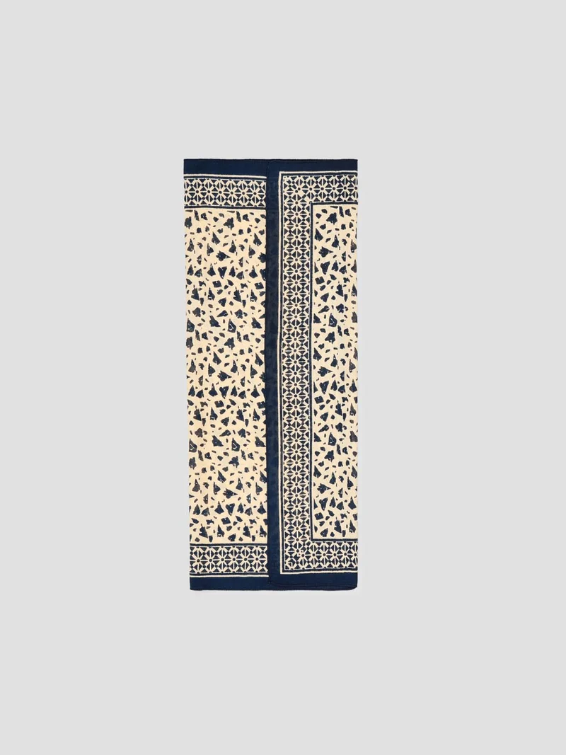Carré en coton-modal à motifs