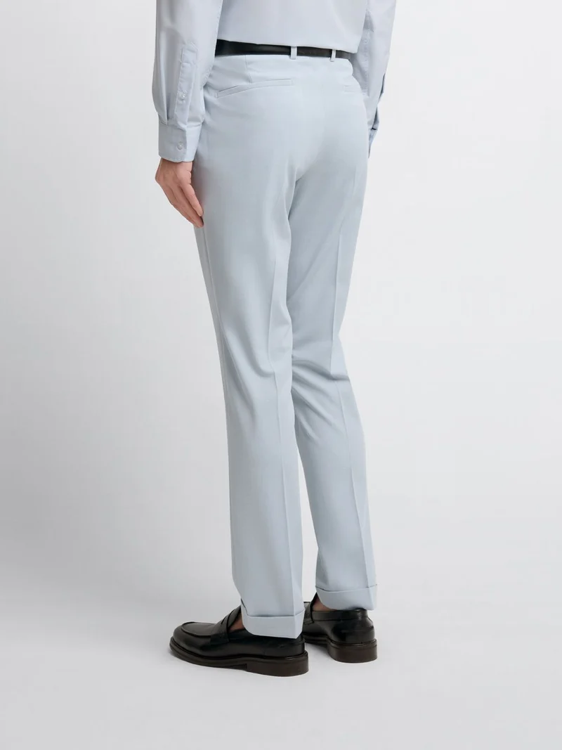 Costume 2 pièces slim bleu clair