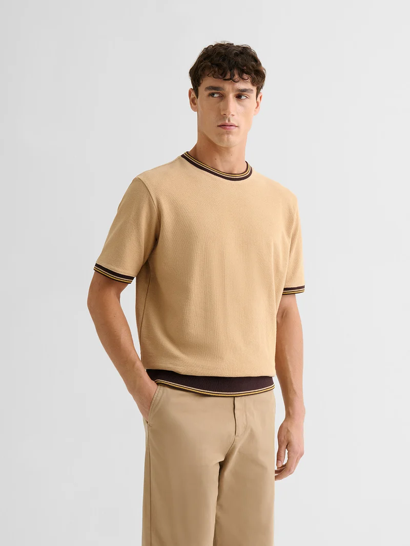 T-shirt col rond regular
