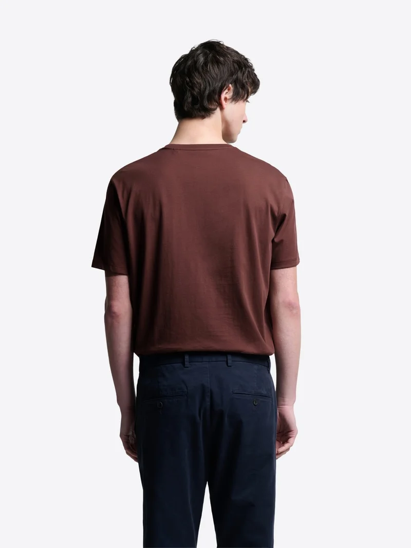 T-shirt col rond en coton Supima®