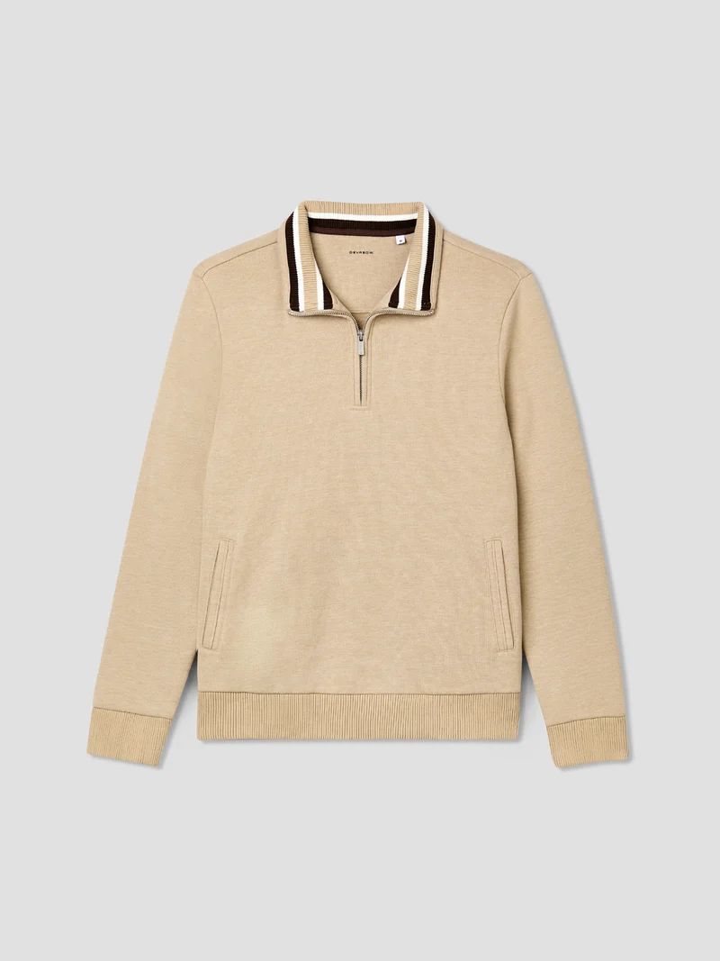 Sweat col zippé regular