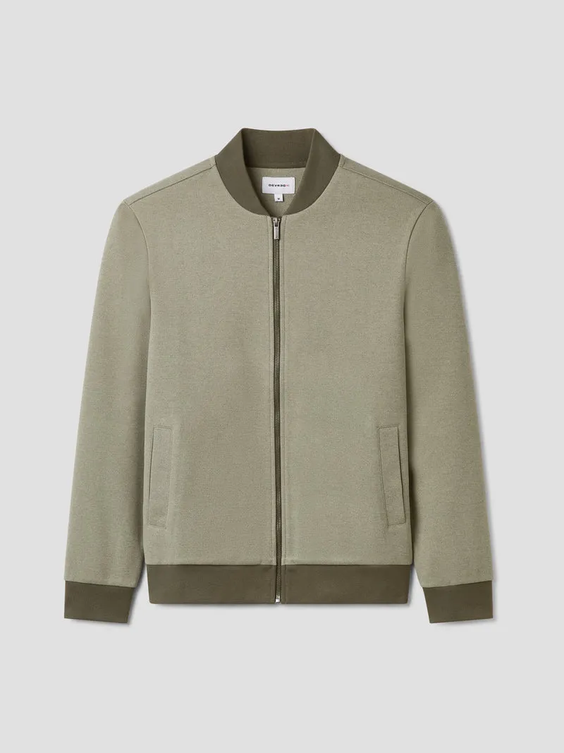 Sweat col teddy bicolore