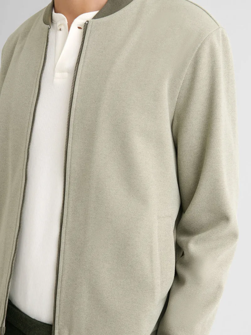 Sweat col teddy bicolore