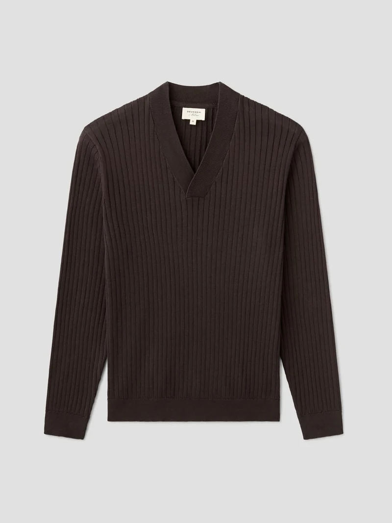 Pull col V en coton - L'atelier