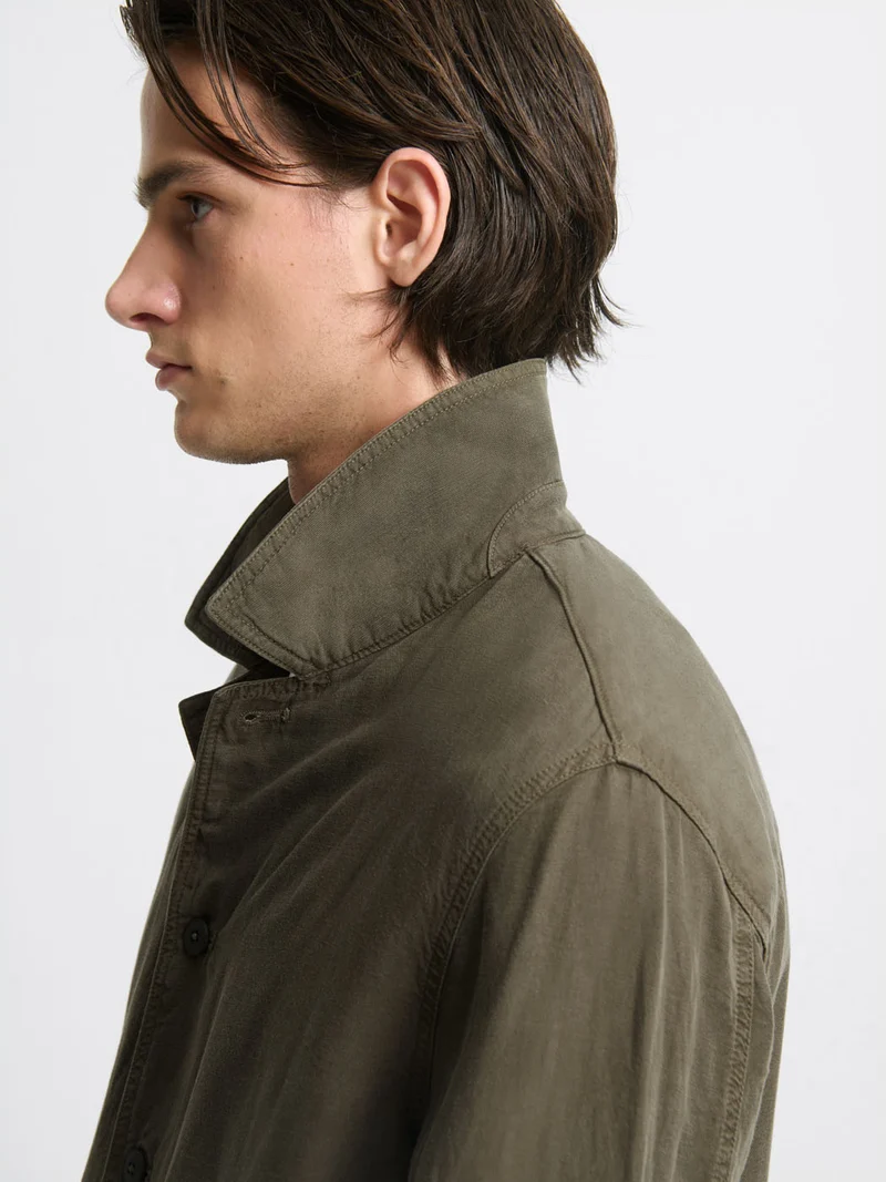 Veste regular col chemise