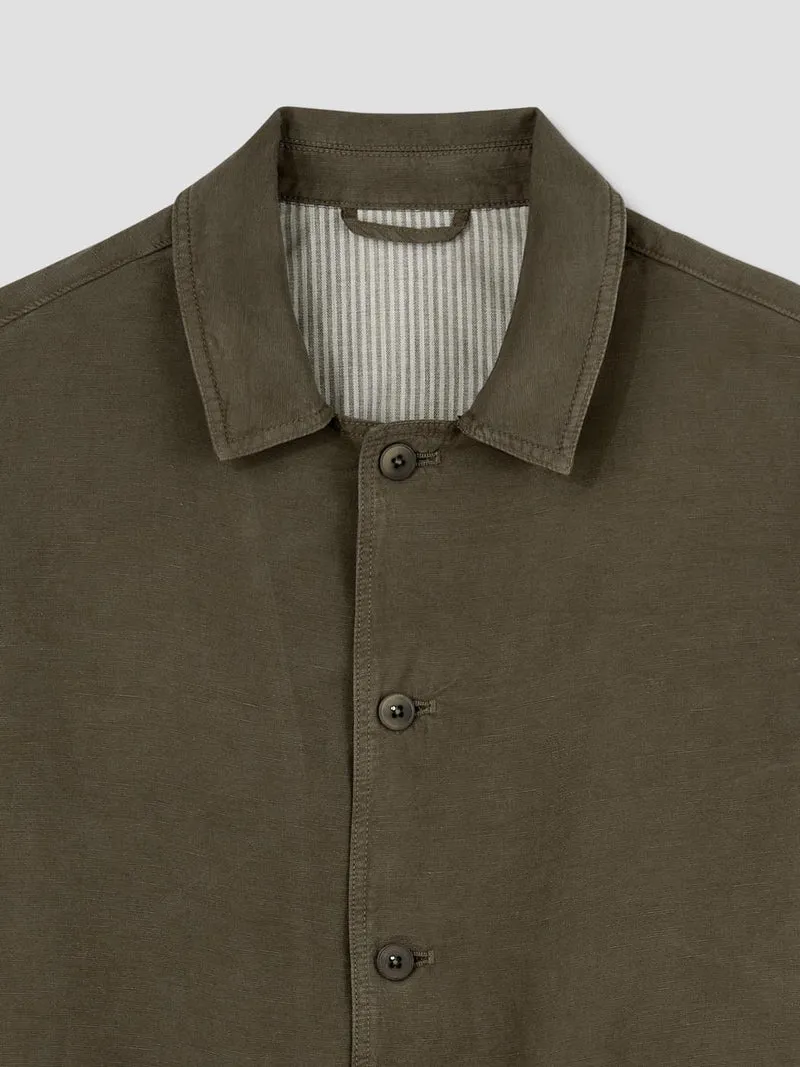 Veste regular col chemise