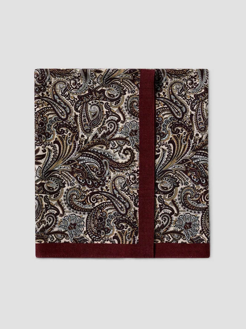Carré à motifs cachemire - L'atelier