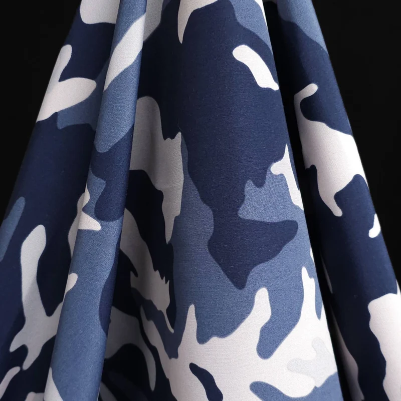 Tissu d’extérieur déperlant | Camo bleu pâle | Deadstock Canada Goose