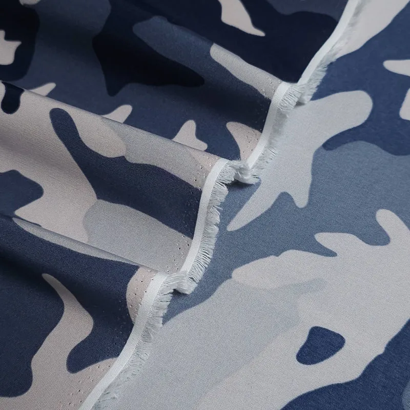 Tissu d’extérieur déperlant | Camo bleu pâle | Deadstock Canada Goose
