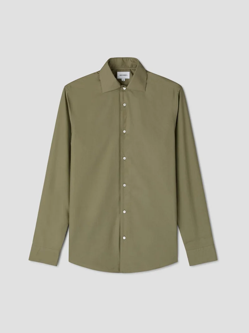 Chemise slim en coton