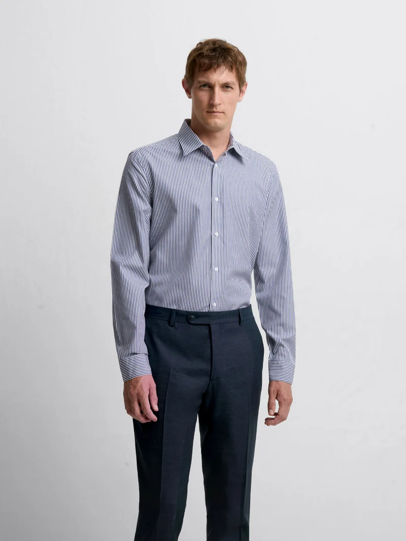 Chemise rayée en coton Supima®