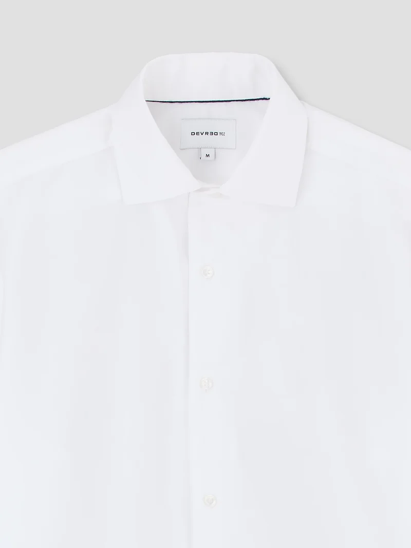 Chemise slim en coton