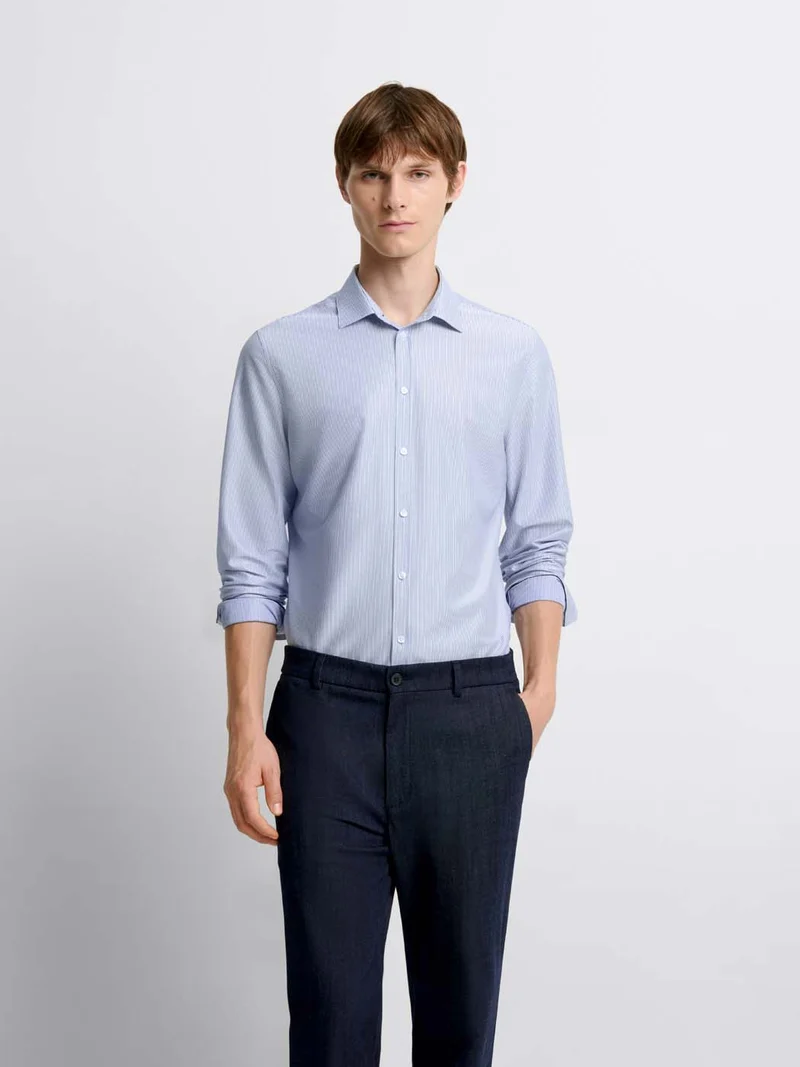 Chemise extraslim rayée