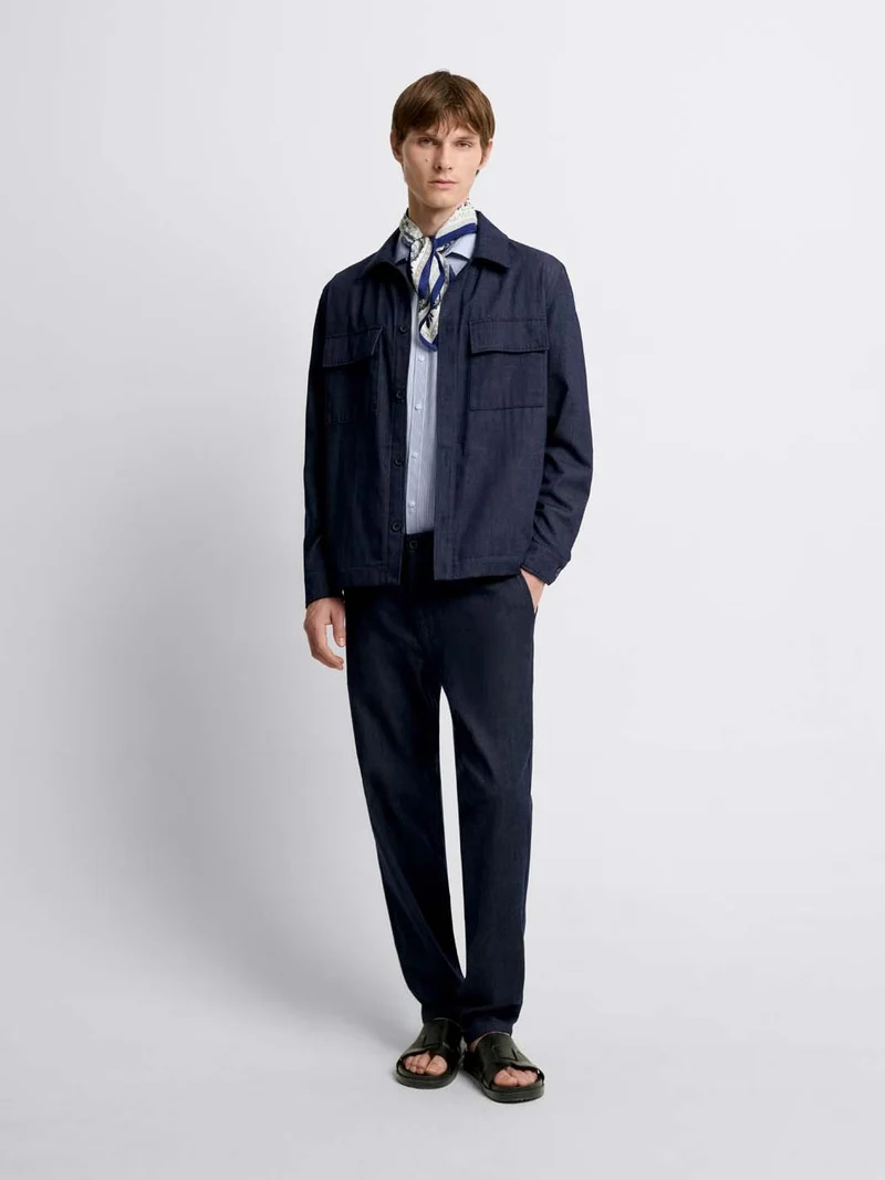 Chemise extraslim rayée