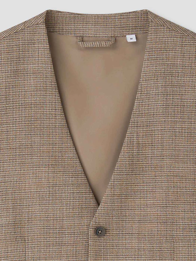 Gilet de costume pied de puce