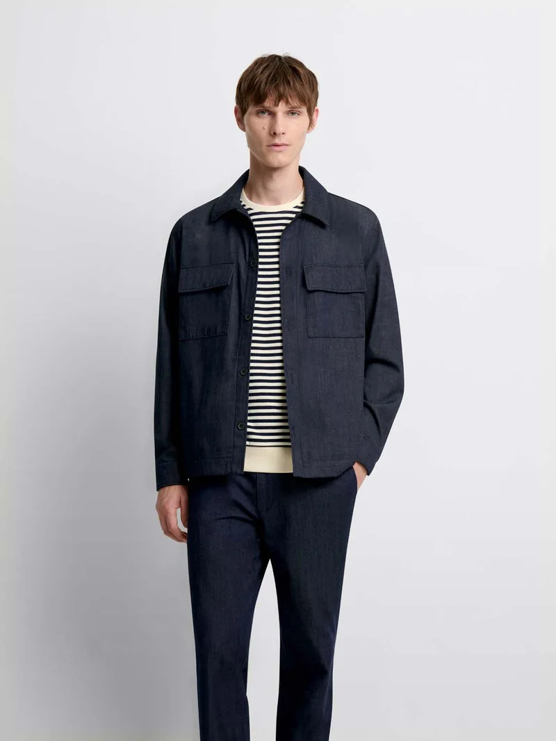 Surchemise regular denim