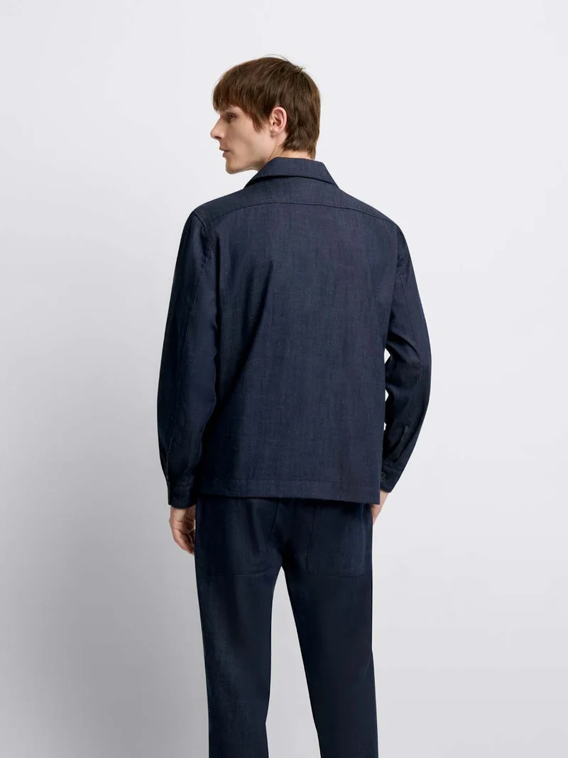 Surchemise regular denim