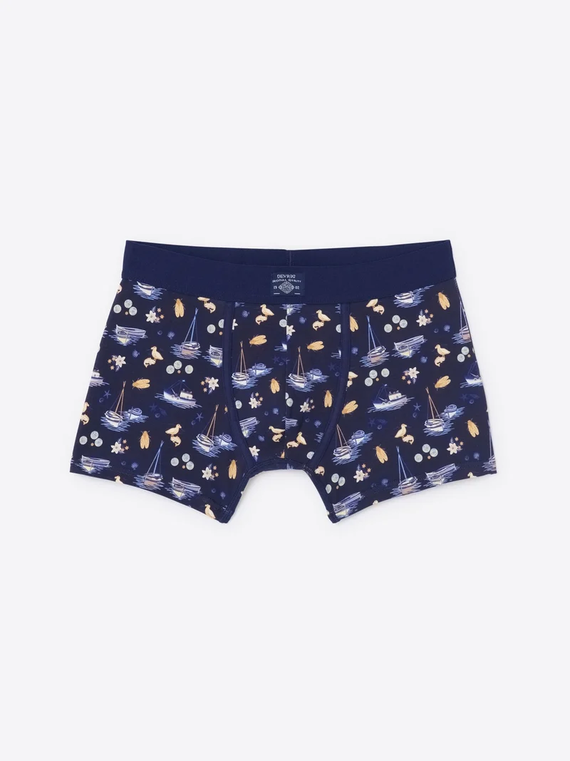 Boxer fantaisie en coton biologique