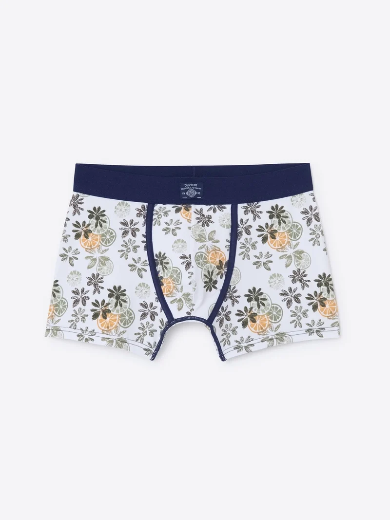 Boxer fantaisie en coton biologique