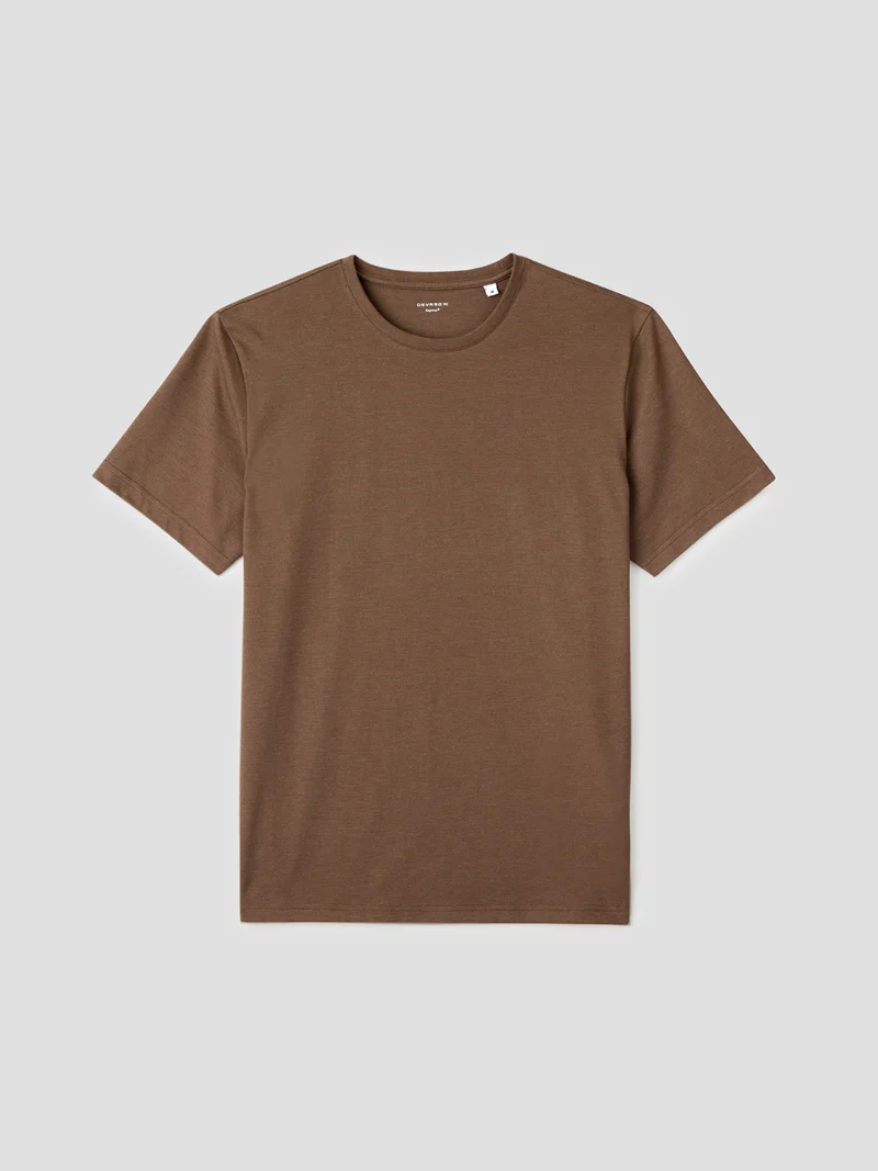 T-shirt col rond mélange coton Supima®