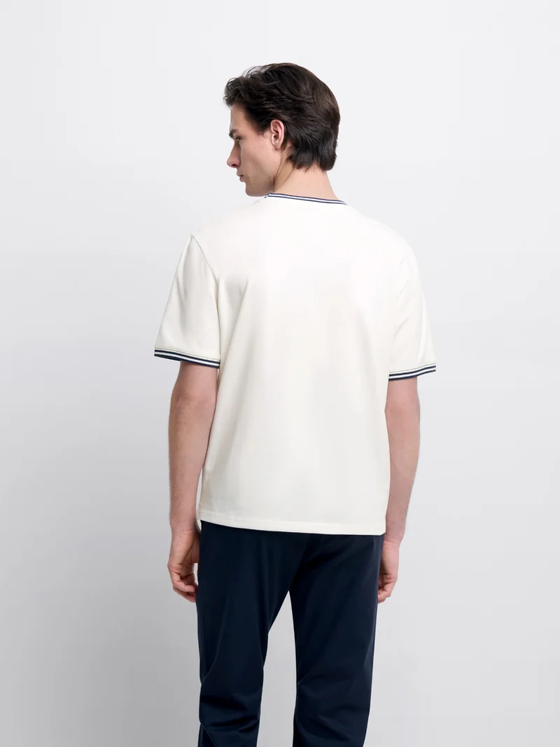 T-shirt col rond imprimé