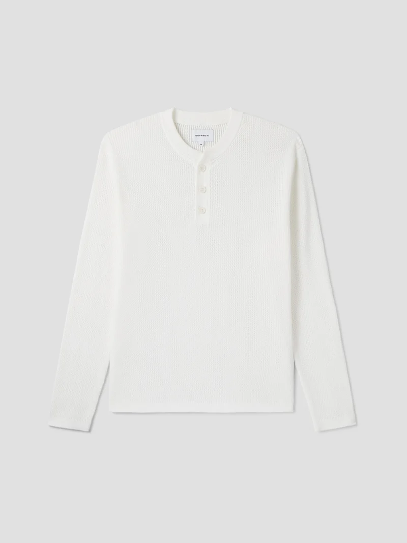 Pull col tunisien en coton bio