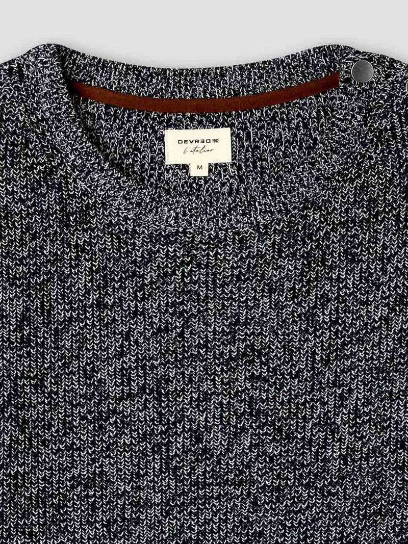 Pull col rond en coton bio - L'atelier
