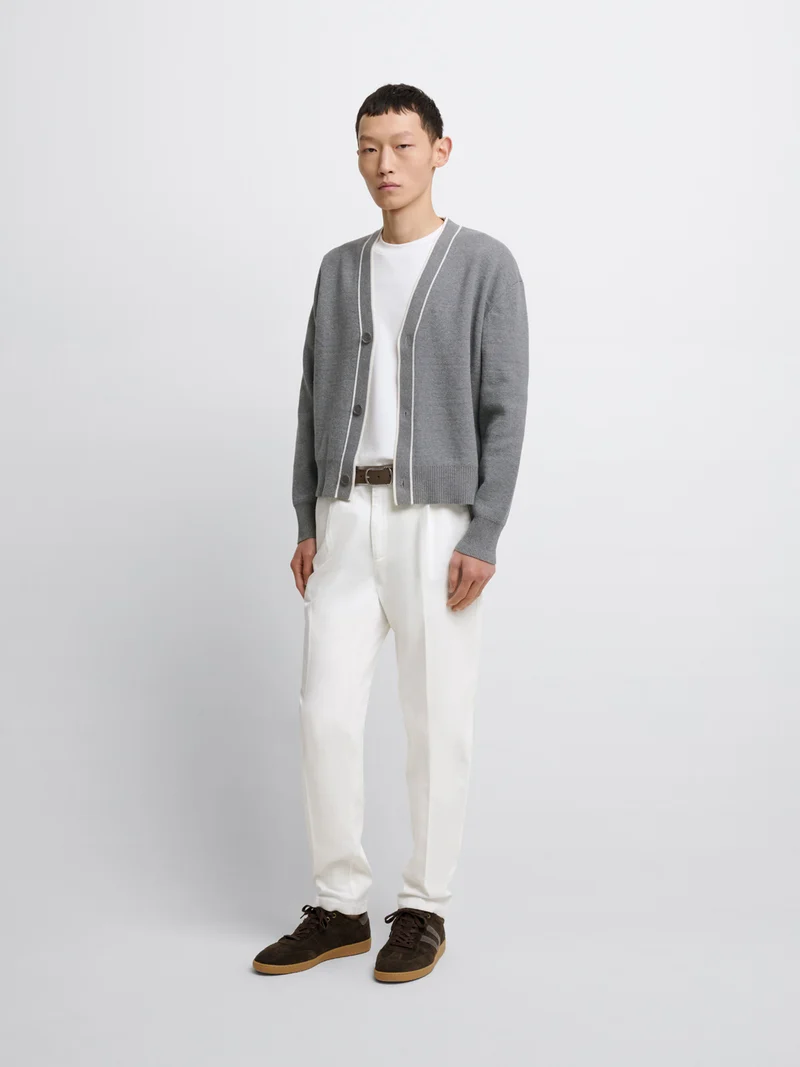 Cardigan en coton mélangé