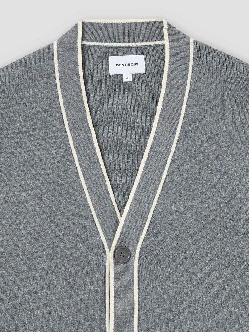 Cardigan en coton mélangé