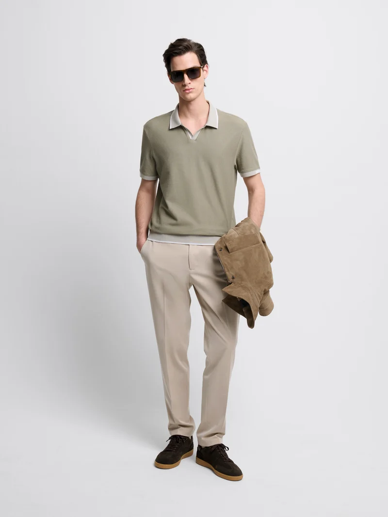 Polo col ouvert