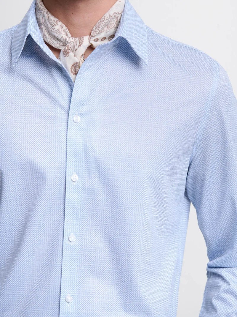 Chemise extraslim à motifs