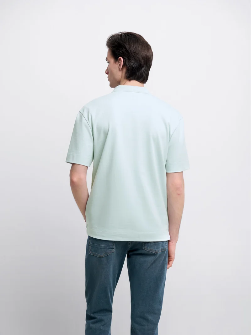 Polo col boutonné