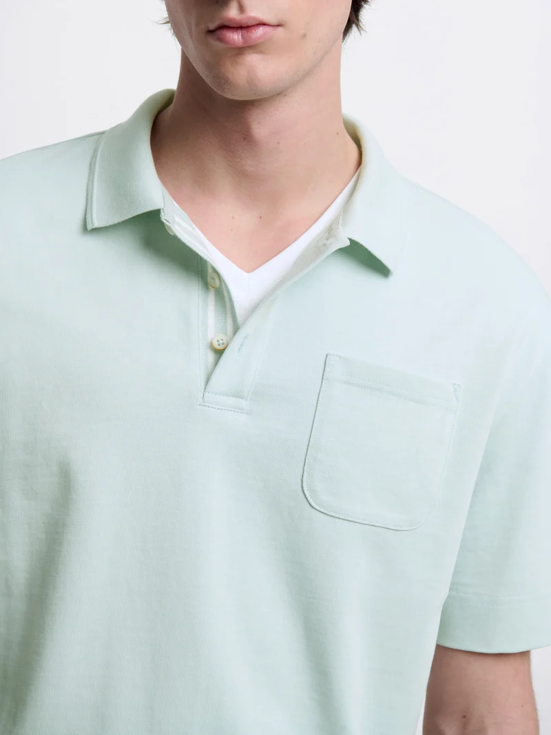 Polo col boutonné