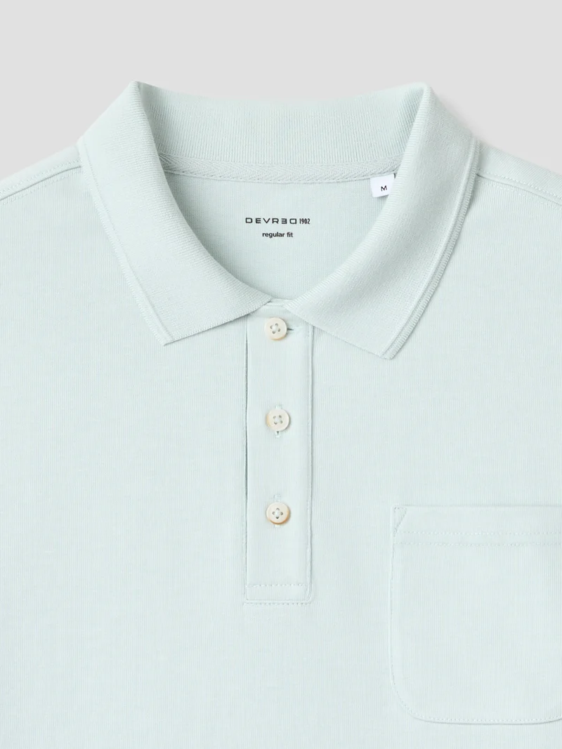 Polo col boutonné