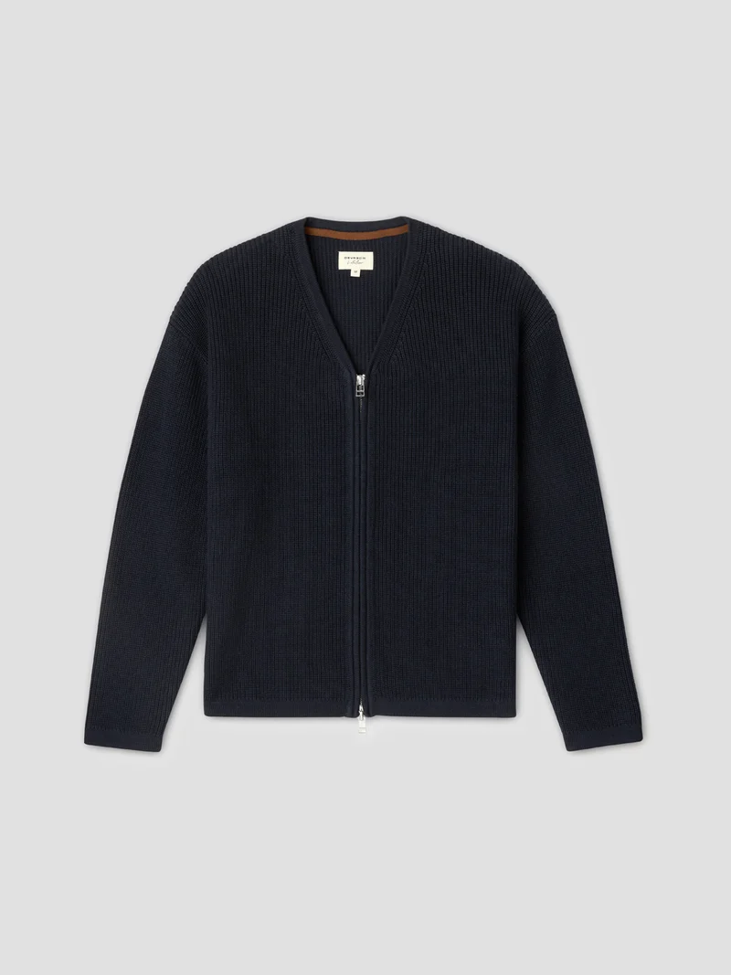 Cardigan zippé maille perlée - L'atelier