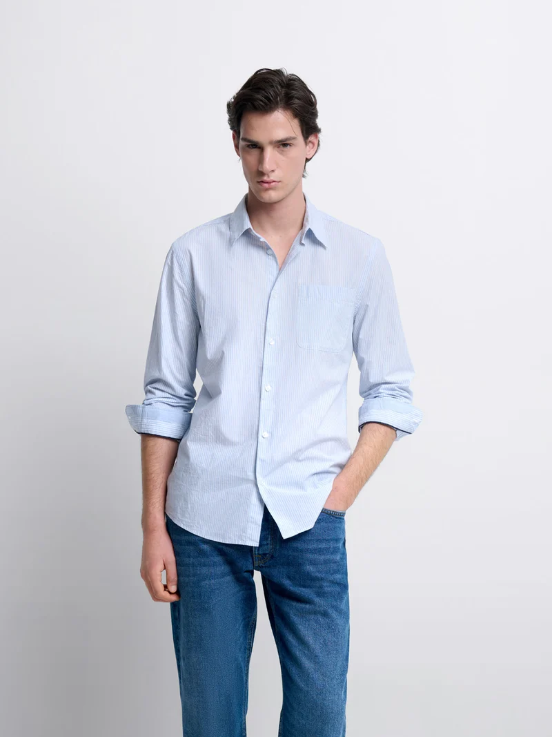 Chemise slim rayée