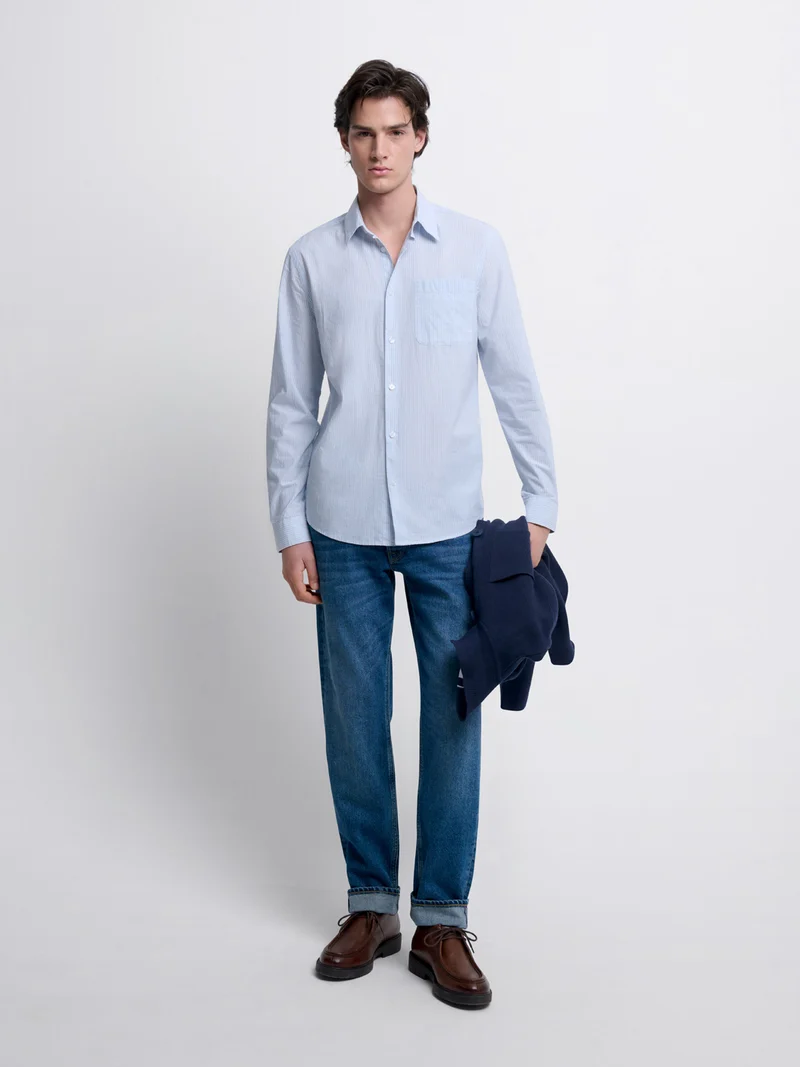 Chemise slim rayée