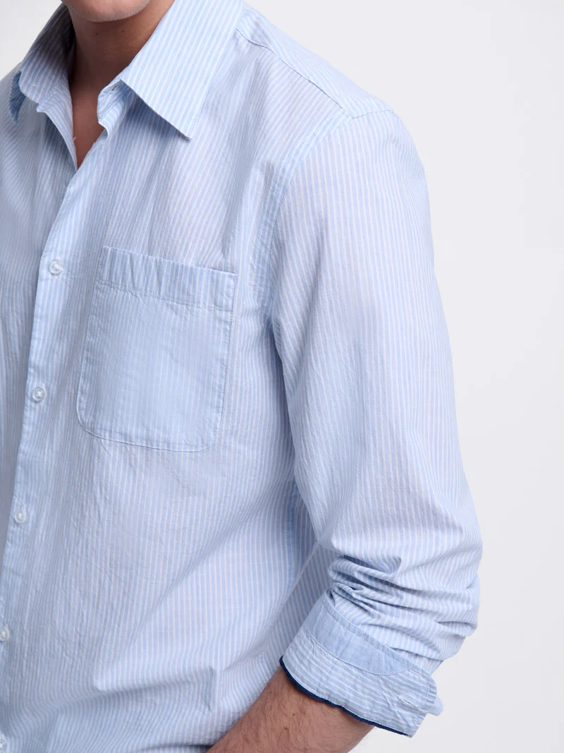 Chemise slim rayée