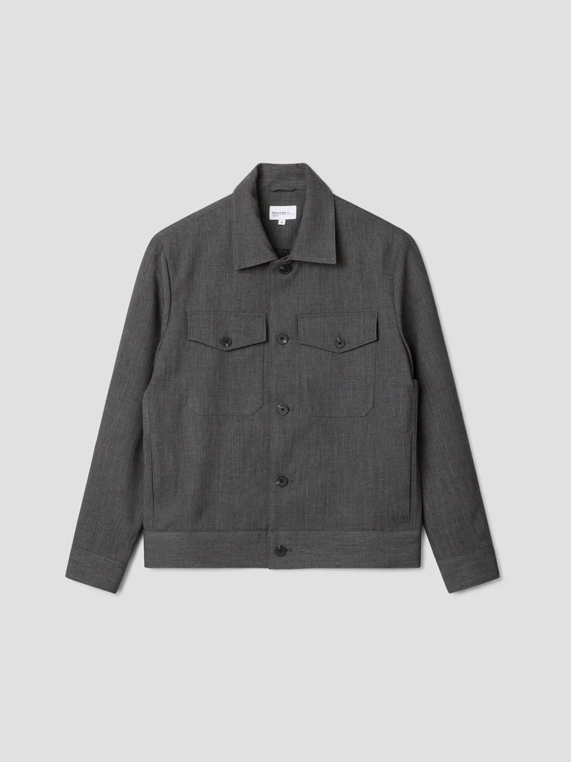 Surchemise regular chiné
