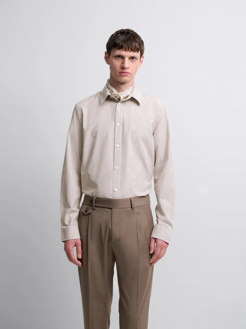 Chemise slim rayée