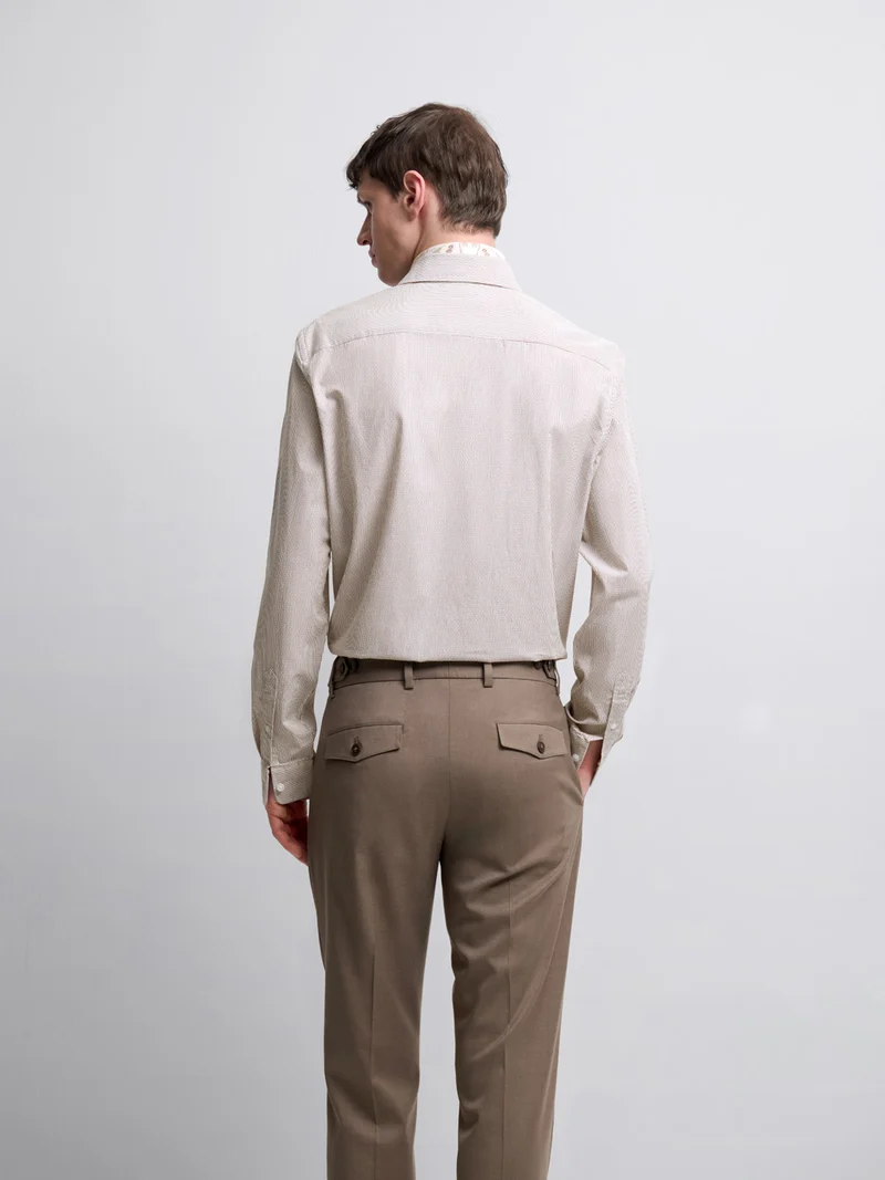 Chemise slim rayée