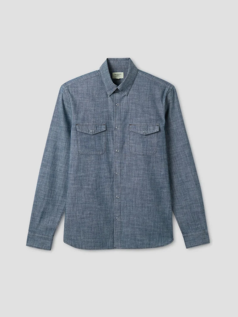 Chemise slim chiné - L'atelier